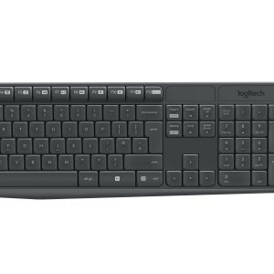 Logitech MK235 clavier RF sans fil QWERTY US International Gris